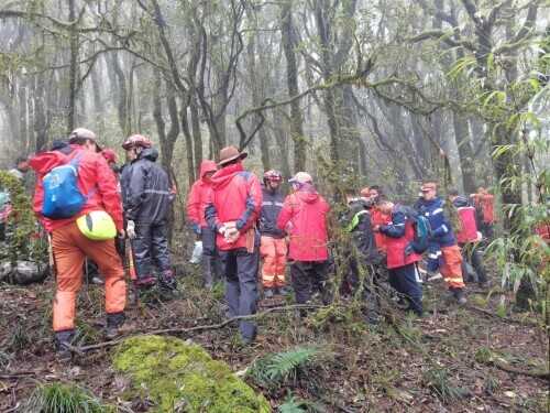 哀牢山4人失踪第8天：雨雾影响救援，重装搜救组24人进山