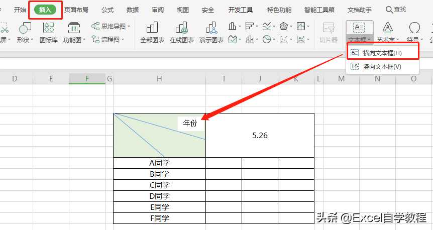 excel表格怎么插入斜线（excel财务记账模板）